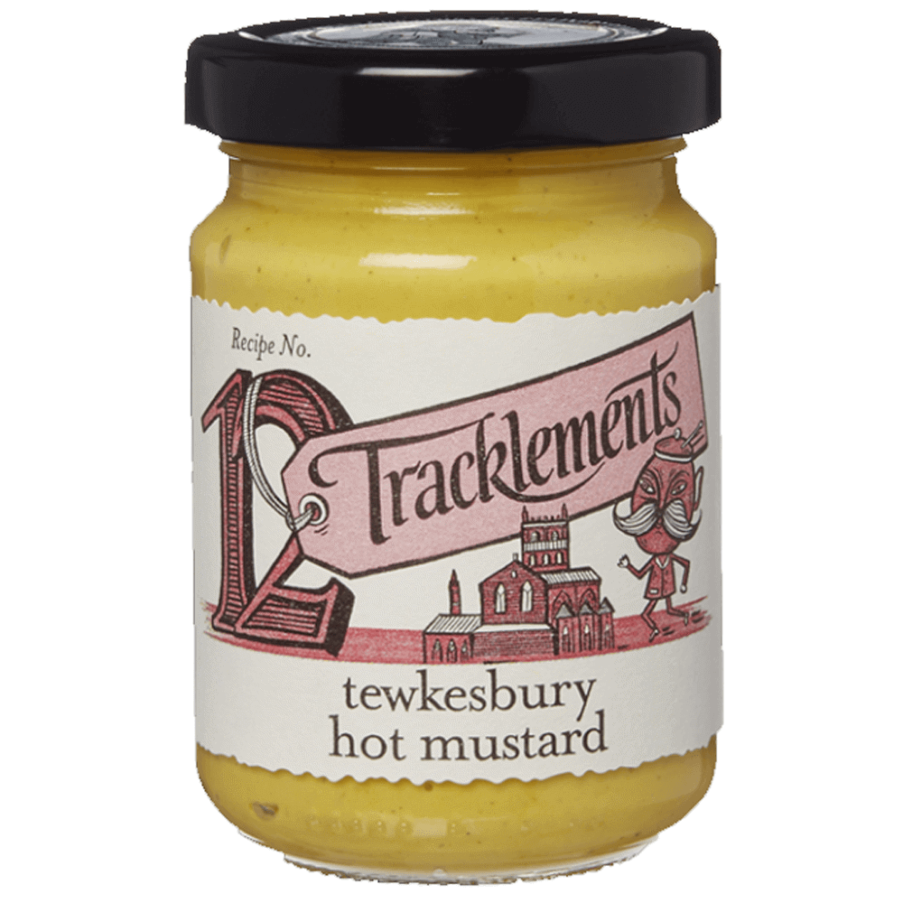 Tracklements Tewkesbury Hot Mustard 140g